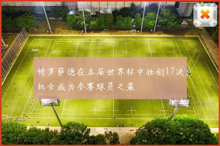 特罗萨德在本届世界杯中独创17次机会成为参赛球员之最
